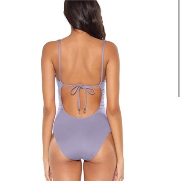 NWT Soluna Under the Sun Light Purple Large One Piece swimsuit. MSRP $118 - Picture 2 of 6